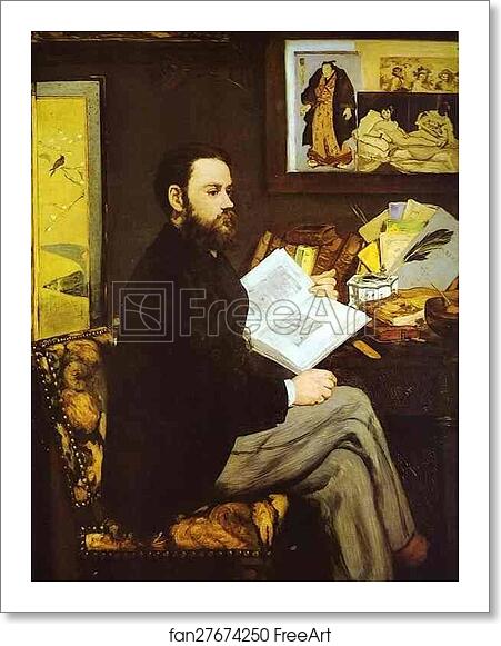 Free art print of Portrait of Emile Zola by Edouard Manet Free art print of Portrait of Emile Zola by Edouard Manet