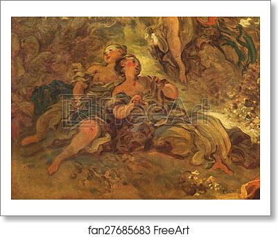 Free art print of Rinaldo in Armida's Garden. Detail by Jean-Honoré Fragonard Free art print of Rinaldo in Armida's Garden. Detail by Jean-Honoré Fragonard