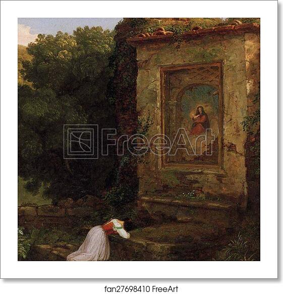 Free art print of Il Penseroso. Detail by Thomas Cole Free art print of Il Penseroso. Detail by Thomas Cole