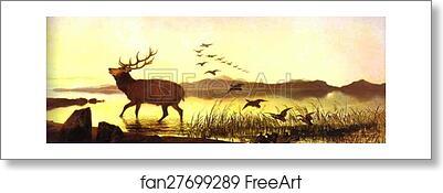 Free art print of The Sanctuary by Sir Edwin Landseer