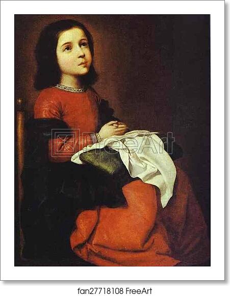 Free art print of Childhood of the Virgin by Francisco De Zurbarán Free art print of Childhood of the Virgin by Francisco De Zurbarán