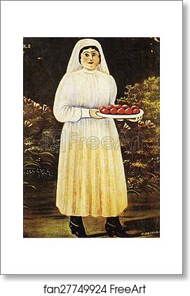 Free art print of Woman with Easter Eggs by Niko Pirosmani Free art print of Woman with Easter Eggs by Niko Pirosmani