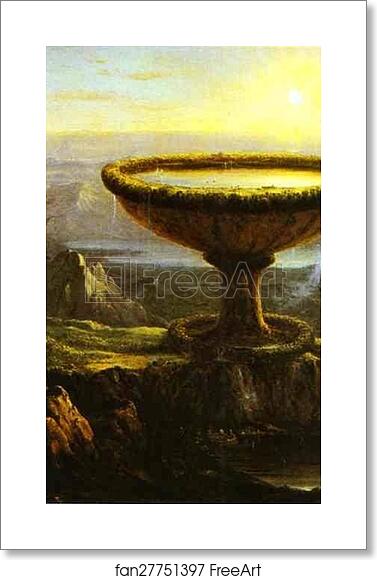 Free art print of The Titan's Goblet by Thomas Cole Free art print of The Titan's Goblet by Thomas Cole