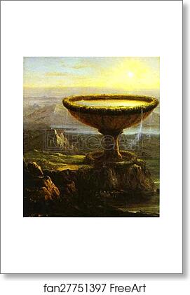 Free art print of The Titan's Goblet by Thomas Cole