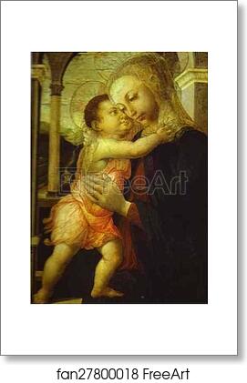 Free art print of Madonna della Loggia by Alessandro Botticelli