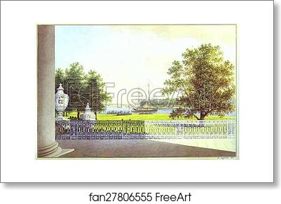 Free art print of View from the Terrace of the Elagin Palace by Maxim Vorobiev