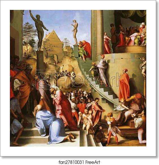 Free art print of Joseph in Egypt by Jacopo Carrucci, Known As Pontormo