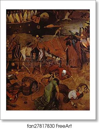 Free art print of The Triumph of Death. Detail by Pieter Bruegel The Elder