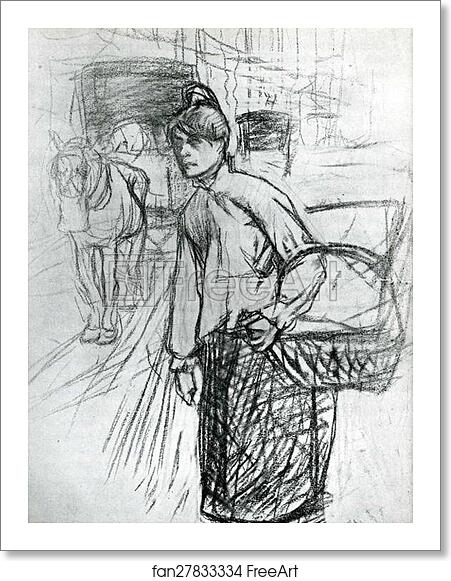 Free art print of The Laundress by Henri De Toulouse-Lautrec Free art print of The Laundress by Henri De Toulouse-Lautrec