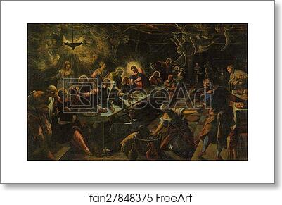 Free art print of Last Supper by Jacopo Robusti, Called Tintoretto Free art print of Last Supper by Jacopo Robusti, Called Tintoretto