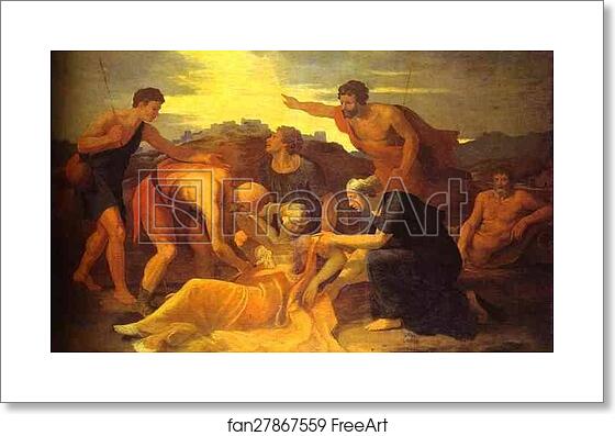 Free art print of Queen Zenobia Found on the Banks of the Arax by Nicolas Poussin Free art print of Queen Zenobia Found on the Banks of the Arax by Nicolas Poussin