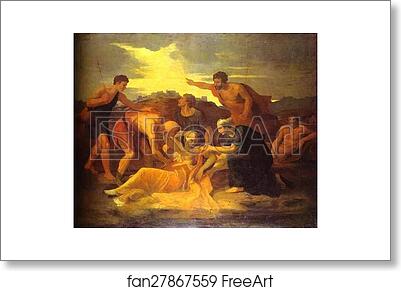 Free art print of Queen Zenobia Found on the Banks of the Arax by Nicolas Poussin