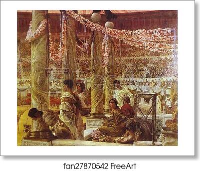 Free art print of Caracalla and Geta, Bear Fight in the Coliseum: AD 203 by Sir Lawrence Alma-Tadema