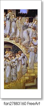 Free art print of The Golden Stairs by Sir Edward Coley Burne-Jones