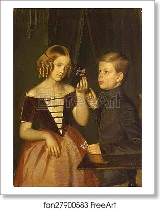 Free art print of Portrait of Zherbin Children by Pavel Fedotov Free art print of Portrait of Zherbin Children by Pavel Fedotov