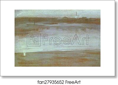 Free art print of Symphony in Gray: Early Morning Thames by James Abbott Mcneill Whistler