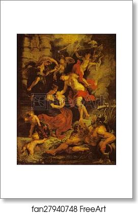 Free art print of The Birth of Marie de' Medici by Peter Paul Rubens