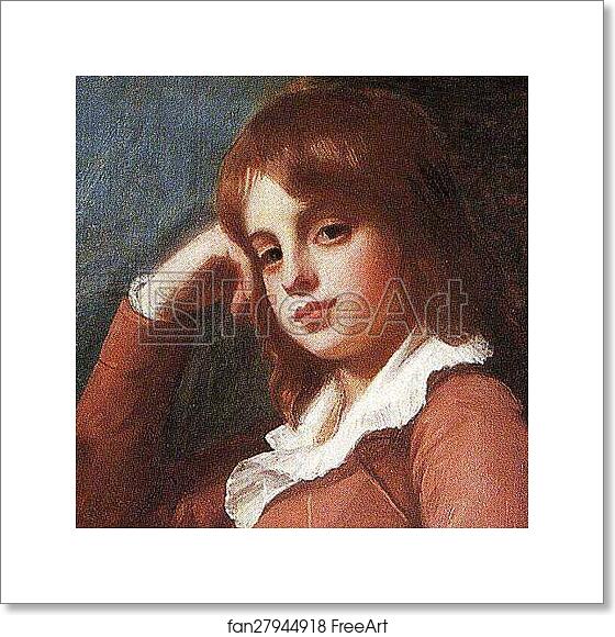 Free art print of John Bensley Thornhill. Detail by George Romney Free art print of John Bensley Thornhill. Detail by George Romney