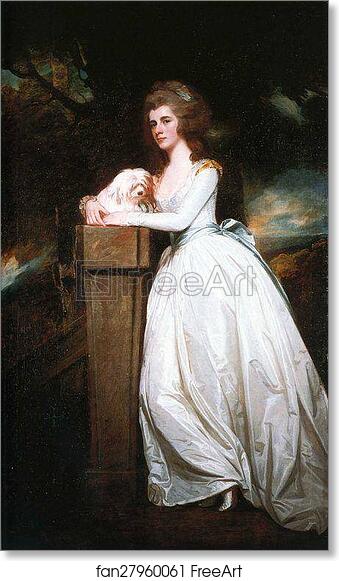 Free art print of Miss Sarah Rodbard by George Romney
