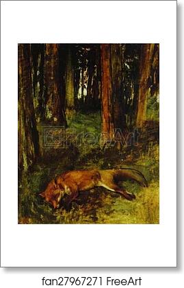 Free art print of The Dead Fox by Edgar Degas Free art print of The Dead Fox by Edgar Degas