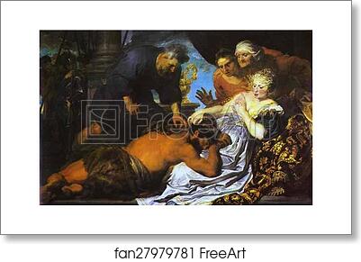 Free art print of Samson and Delilah by Sir Anthony Van Dyck