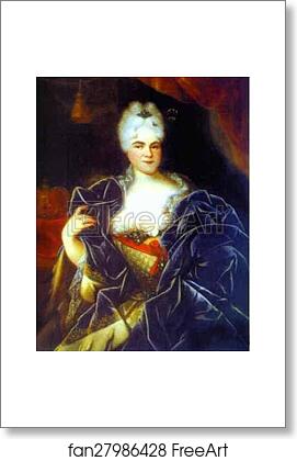 Free art print of Portrait of Catherine I by Ivan Nikitin