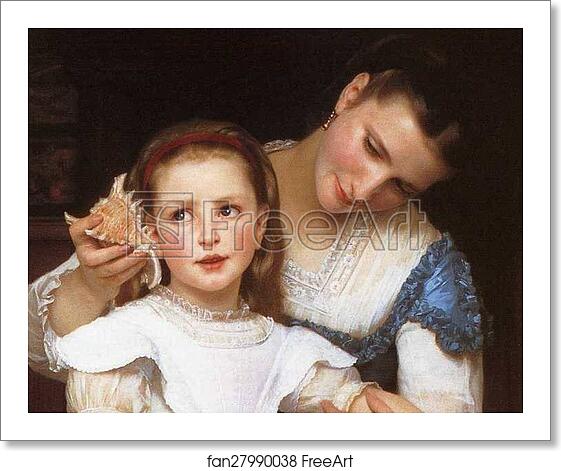 Free art print of The Shell. Detail by William-Adolphe Bouguereau Free art print of The Shell. Detail by William-Adolphe Bouguereau