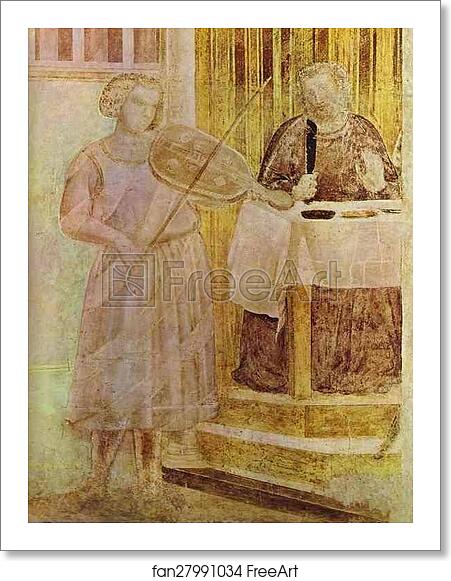 Free art print of The Feast of Herod. Detail by Giotto Free art print of The Feast of Herod. Detail by Giotto