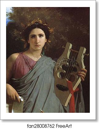 Free art print of Art and Literature. Detail by William-Adolphe Bouguereau