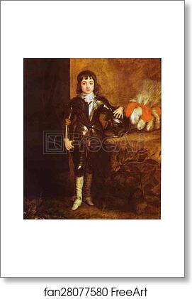 Free art print of Prince of Wales, Future Charles II, King of England by Sir Anthony Van Dyck