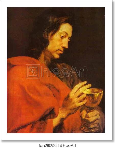 Free art print of Evangelist John by Sir Anthony Van Dyck Free art print of Evangelist John by Sir Anthony Van Dyck
