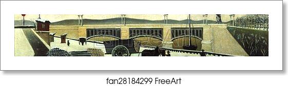Free art print of The Pont de Grenelle by Henri Rousseau Free art print of The Pont de Grenelle by Henri Rousseau