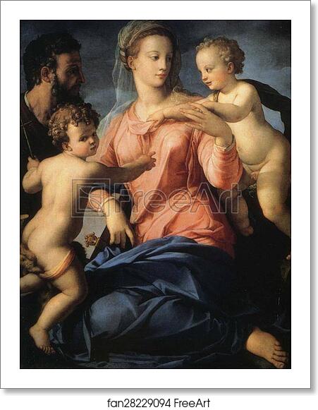 Free art print of The Madonna and Child with the Infant St.John the Baptist by Agnolo Bronzino Free art print of The Madonna and Child with the Infant St.John the Baptist by Agnolo Bronzino