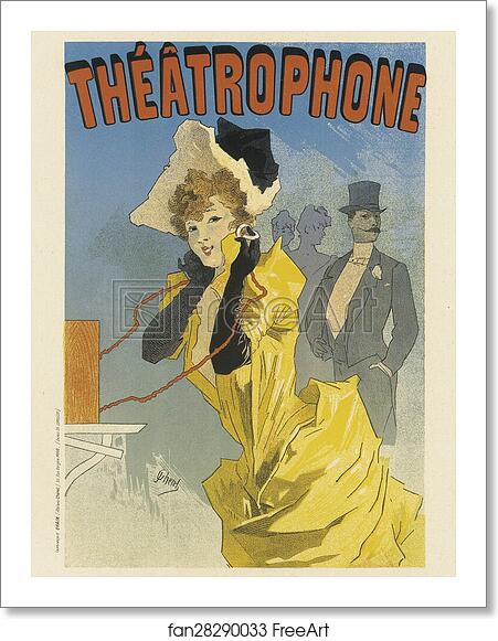 Free art print of La Compagnie de "Théâtrophone". by Jules Chéret Free art print of La Compagnie de "Théâtrophone". by Jules Chéret