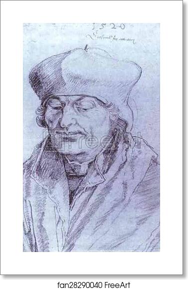 Free art print of Portrait of Erasmus by Albrecht Dürer Free art print of Portrait of Erasmus by Albrecht Dürer