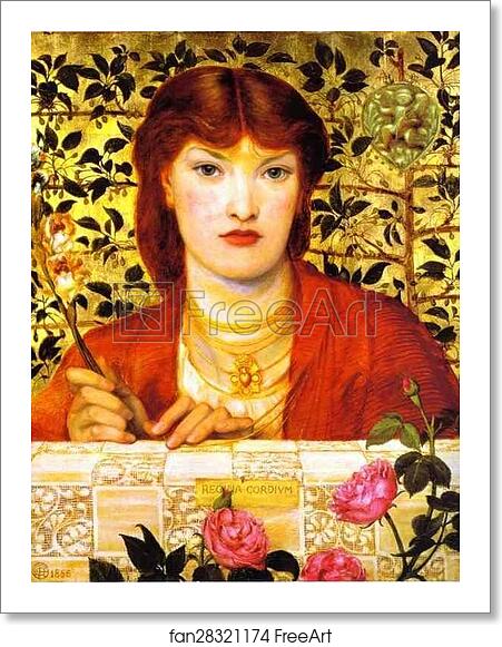 Free art print of Regina Cordium by Dante Gabriel Rossetti Free art print of Regina Cordium by Dante Gabriel Rossetti