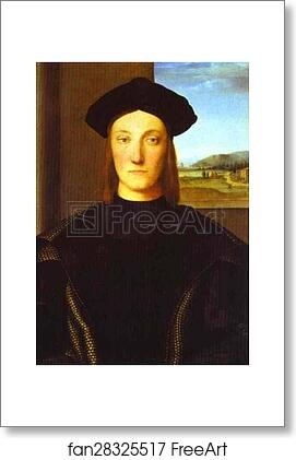 Free art print of Portrait of Guidubaldo da Montefeltro by Raphael