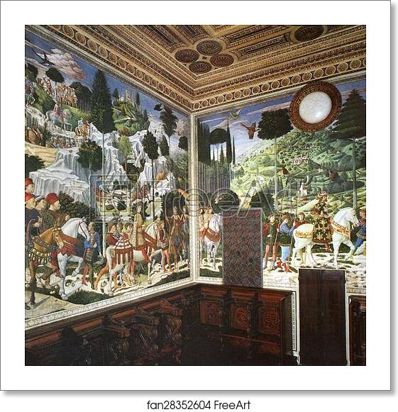 Free art print of View of the Medici chapel, cycle of frescoes by Benozzo Gozzoli Free art print of View of the Medici chapel, cycle of frescoes by Benozzo Gozzoli