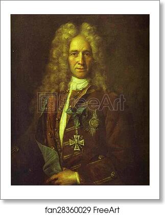 Free art print of Portrait of Count G. I. Golovkin by Ivan Nikitin
