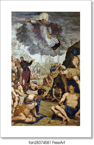 Free art print of Saint Augustine Healing the Lame by Jacopo Robusti, Called Tintoretto