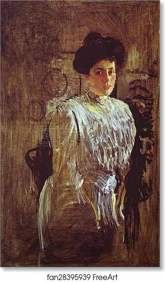 Free art print of Portrait of Margarita Morozova by Valentin Serov