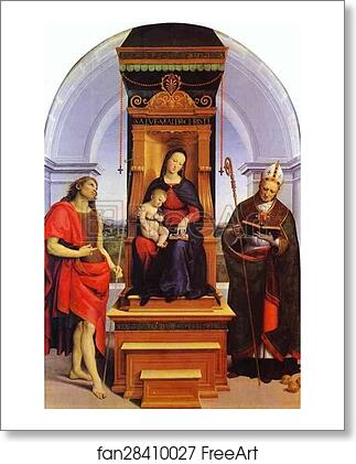 Free art print of Ansidei Madonna by Raphael
