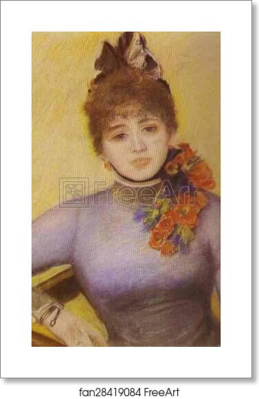 Free art print of Portrait of Caroline Rémy ("Séverine") by Pierre-Auguste Renoir Free art print of Portrait of Caroline Rémy ("Séverine") by Pierre-Auguste Renoir