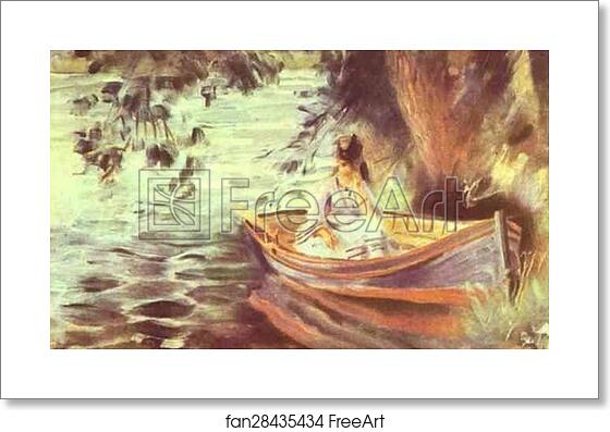 Free art print of Woman in a Boat by Pierre-Auguste Renoir Free art print of Woman in a Boat by Pierre-Auguste Renoir