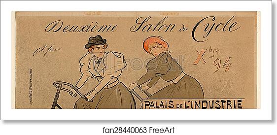 Free art print of Salon du Cycle by Jean-Louis Forain Free art print of Salon du Cycle by Jean-Louis Forain