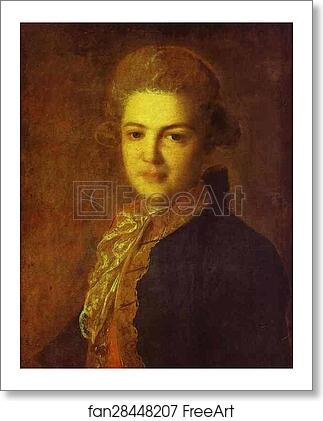 Free art print of Portrait of Count Artemiy Ivanovich Vorontsov (1748-1813) by Fedor Rokotov