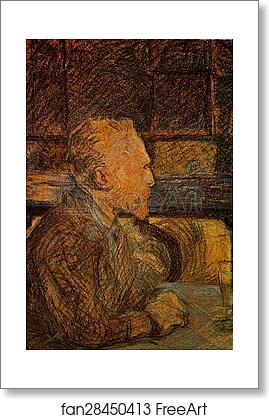 Free art print of Portrait of Vincent Van Gogh by Henri De Toulouse-Lautrec Free art print of Portrait of Vincent Van Gogh by Henri De Toulouse-Lautrec