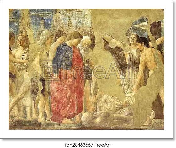 Free art print of Legend of the True Cross: Death of Adam. Detail by Piero Della Francesca Free art print of Legend of the True Cross: Death of Adam. Detail by Piero Della Francesca