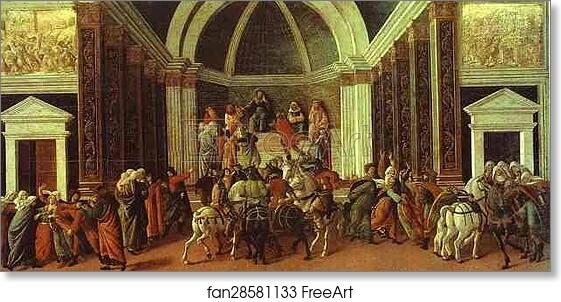 Free art print of The Story of Virginia by Alessandro Botticelli