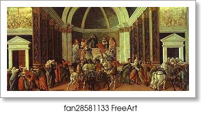 Free art print of The Story of Virginia by Alessandro Botticelli
